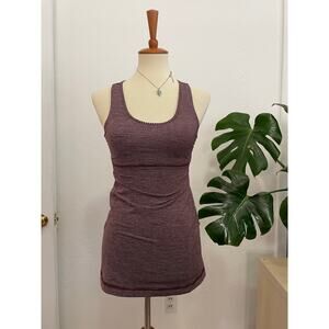 Lululemon Purple Layered Support Tank Top – Size 4